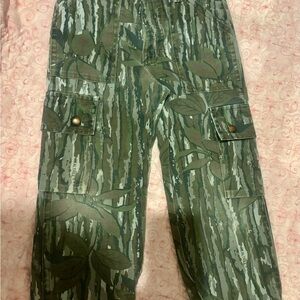 Realtree Green Camo Kids Cargo Jeans